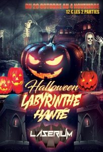 Affiche Halloween au Laserium